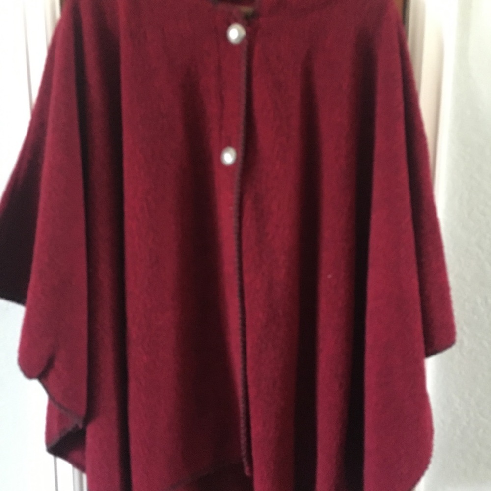 Bear Ridge Outfitters Red poncho.  One size